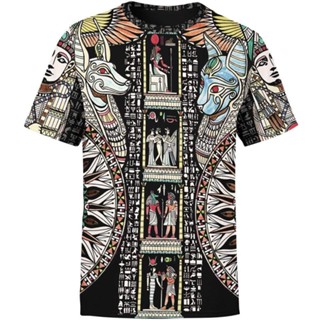 เสื้อยืด ลาย ANUBIS &amp; BASTET