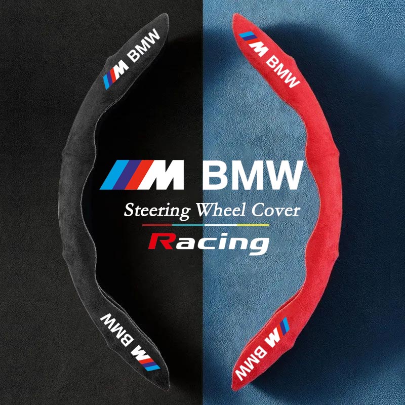ปลอกหนังหุ้มพวงมาลัยรถยนต์ สําหรับ BMW 1 2 3 4 5 6 7 Series X1 X2 X3 X4 X5 X6 X7