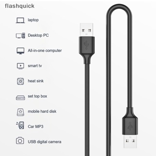 Flashquick สายเคเบิลต่อขยาย USB เป็น USB A ตัวผู้ เป็น USB 3.0 2.0 สําหรับฮาร์ดดิสก์