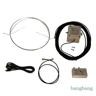 Bang ชุดเสาอากาศคลื่นสั้น 500kHz-30MHz สําหรับวิทยุสื่อสาร Rooftop- Balcony MLA-30+ Plus 0 5-30MHz