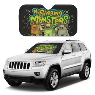 My Singing Monsters ม่านบังแดดสะท้อนแสง พับได้ 55x30 นิ้ว สําหรับรถยนต์