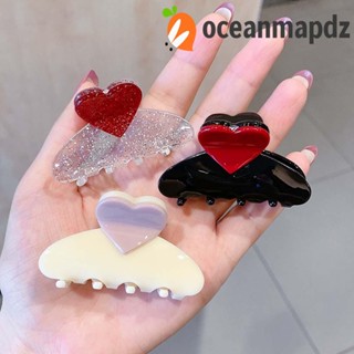 OCEANMAPDZ กิ๊บติดผม แฟชั่นเรียบง่าย สไตล์เกาหลี สําหรับผู้หญิง