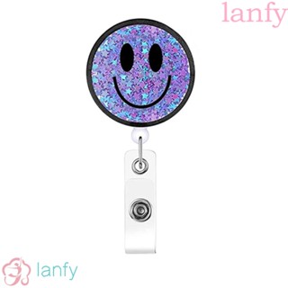 LANFY คลิปหนีบป้ายชื่อ แบบดึงง่าย สําหรับหมอ พยาบาล สํานักงาน