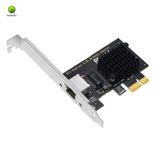 Ssu อะแดปเตอร์การ์ดเครือข่าย LAN PCI Express 2.5Gbps Gigabit Ethernet PCIE 1 พอร์ต RJ45 สําหรับชิป I225V เดสก์ท็อป PC