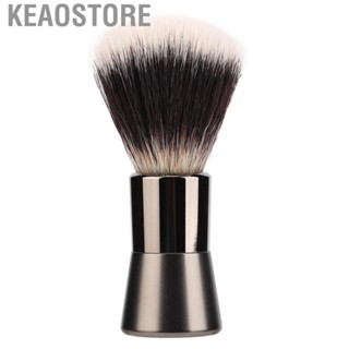 Keaostore Beard Shaving Brush  Professional Safe Nylon Hair for Home Travel Face Grooming