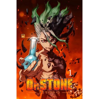 หนัง DVD ออก ใหม่ DR.STONE ดร.สโตน เจ้าแห่งวิทยาศาสตร์กู้คืนอารยธรรมโลก 1 (ตอนที่ 1-24) (เสียง ไทย | ซับ ไม่มี) DVD ดีวี