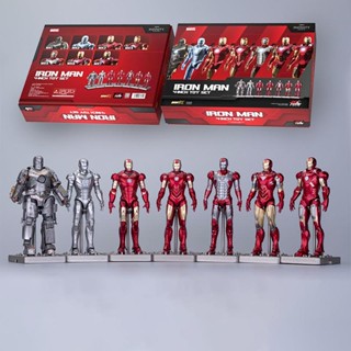 ของแท้ โมเดลฟิกเกอร์ PVC รูปซุปเปอร์ฮีโร่ Avengers Iron Man Battle Armor ครบรอบ 10 ปี ของเล่นสําหรับเด็ก