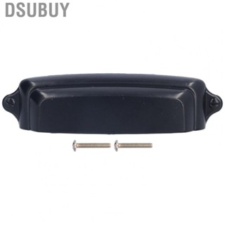 Dsubuy Drawer Pull  Black Simple Design Zinc Alloy Modern Style Durable Wardrobe Pulls for Drawers Kitchen Cabinet