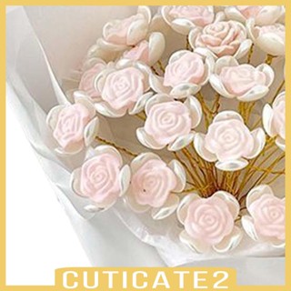 [Cuticate2] ช่อดอกกุหลาบจําลอง DIY พร้อมกระดาษห่อดอกไม้ 13 ชิ้น