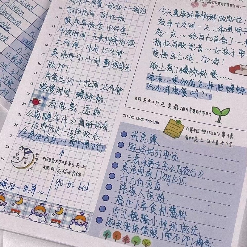 สมุดโน้ต แพลนเนอร์ รายสัปดาห์ B5 แบบเรียบง่าย สําหรับห้องเรียน