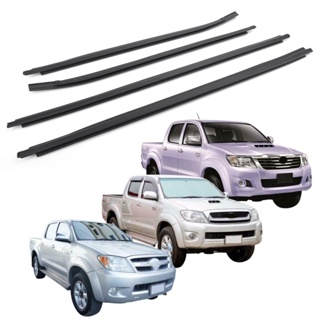 05-15 TGN16 GGN25 Toyota BS4 กระจกประตู RH+LH สำหรับ Hilux Seal Weatherstrip Rubber