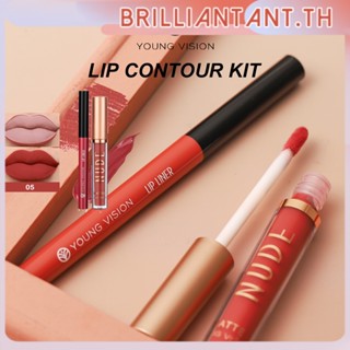 Ready Stock Lip Colour Lipliner Matte Lipliner Rotatable Lipliner Matte Lasting Color Velvet Lip Mist ลิปสติก ปากกา ให้ความชุ่มชื้น