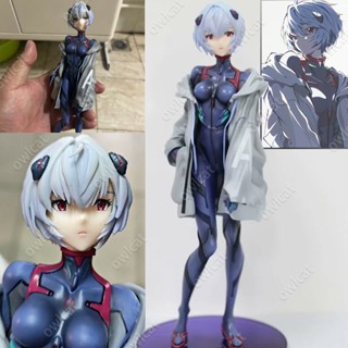 โมเดล Evangelion Rei Ayanami (Movie Plugsuit Ver.) 27cm Big Size Evangelion: 3.0+1.0 Thrice Upon A Time EVA Figure NERV Tight Dress Packed in Box Model