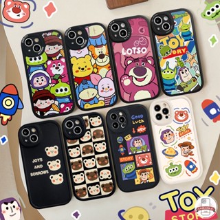 เคสโทรศัพท์มือถือ Tpu นิ่ม ปิดด้านหลัง ลายการ์ตูนเอเลี่ยน ทอยสตอเบอร์รี่ หมูน่ารัก สร้างสรรค์ สําหรับ Oppo A17 A12 A77s A5s A77 A15s A35 A57 A15 A17K A7 A11K A31