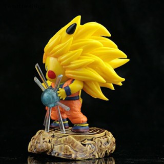 โมเดลฟิกเกอร์ อนิเมะปิกาจู ดราก้อนบอล Son Goku Tw Pokemon