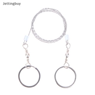 [Jettingbuy] ใหม่ พร้อมส่ง เลื่อยโซ่มือ ลวดสเตนเลส สําหรับเอาตัวรอดฉุกเฉิน กลางแจ้ง