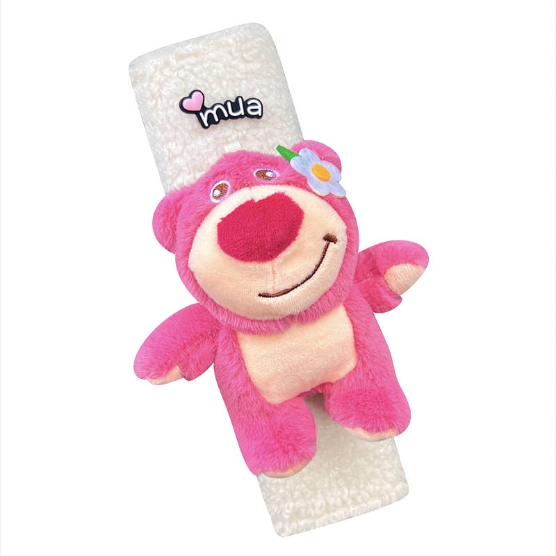 Car Safety Belt Shoulder Pad Cover Cute Doll Couple Car รูปที่ 5