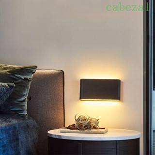 Cabeza โคมไฟติดผนัง LED ทรงสี่เหลี่ยม แบบบางพิเศษ สําหรับคาเฟ่ กลางแจ้ง