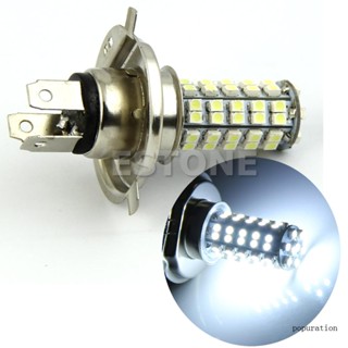 Pop หลอดไฟตัดหมอก LED H4 3528 68-SMD 6500K DC12V สําหรับรถยนต์