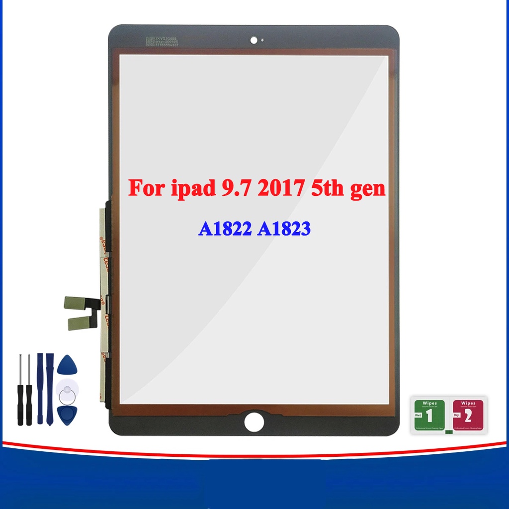 หน้าจอสัมผัส LCD แบบเปลี่ยน สําหรับ ipad 9.7 2017 5th gen A1822 A1823