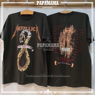 [ METALLICA ] dont tread on me  @1992  เมทัลลิก้า เสื้อวง เสื้อทัวร์ papamama vintage