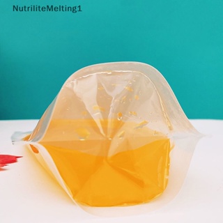 [NutriliteMelting1] ถุงใส่เครื่องดื่ม น้ําผลไม้ พร้อมหลอด ปิดผนึกได้ 10 ชิ้น [TH]