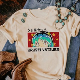 Urusei Yatsura เสื้อยืด พิมพ์ลายอนิเมะญี่ปุ่น แฟชั่นฤดูร้อน สําหรับผู้หญิง y2k