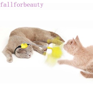 FALLFORBEAUTY ของเล่นสัตว์เลี้ยง ปลอกคอ เหมาะกับเล่นในร่ม สําหรับแมว