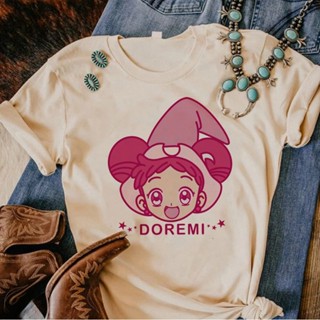 Ojamajo Doremi เสื้อยืด ลายการ์ตูนอนิเมะ สไตล์สตรีท สําหรับผู้หญิง