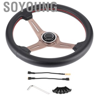 Soyoung Steering Wheel  Replacement Aluminum Frame for Most Of Car Models Professionals Lovers  And Replace