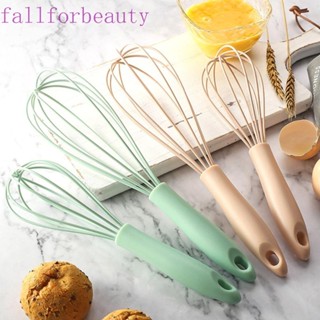 FALLFORBEAUTY เครื่องตีไข่ ตีฟองนม ครีม ซิลิโคน แบบใช้มือ สําหรับทําเบเกอรี่