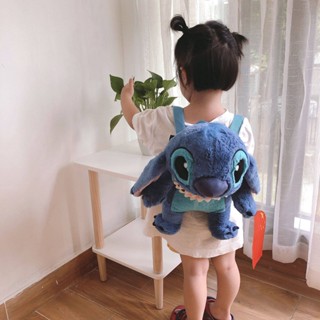 กระเป๋าเป้สะพายหลัง อเนกประสงค์ ขนาดใหญ่ จุของได้เยอะ ลาย Stitch แฟชั่นสําหรับผู้หญิง และผู้ชาย