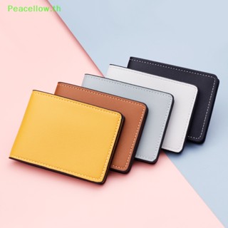 Peacellow กระเป๋าสตางค์ กระเป๋าใส่บัตร เอกสาร ใบขับขี่รถยนต์ แบบบางพิเศษ 1 ชิ้น