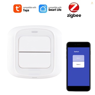 (swmfth)ZigBee ปุ่มกดสวิตช์ไฟอัจฉริยะ ควบคุมผ่านแอพ สําหรับบ้าน DIY