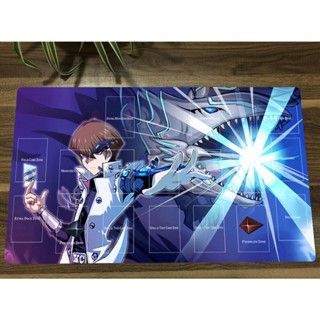 Yu-gi-oh! Playmat Kaiba Seto CCG TCG เสื่อเทรดดิ้งการ์ดเกม พร้อมโซน #613 แผ่นรองเมาส์