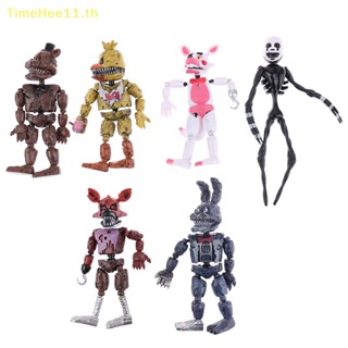 Timehee ฟิกเกอร์ FIVE NIGHTS AT FREDDY S 6 นิ้ว 6 ชิ้น สําหรับงานปาร์ตี้
   Th