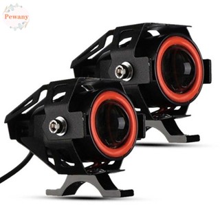 PEWANY ไฟหน้า LED พร้อมสวิตช์ อุปกรณ์เสริม สําหรับตกแต่งสกูตเตอร์ รถจักรยานยนต์