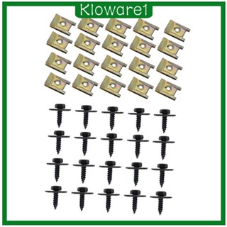 [Kloware1] สกรูหกเหลี่ยม J98+J260 คลิปโลหะ 1er 20pc J260 20pc J98