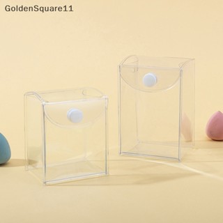 Goldensquare กล่องอะคริลิคใส PVC กันฝุ่น พร้อมสายโซ่ และพวงกุญแจ สําหรับตุ๊กตา 3D