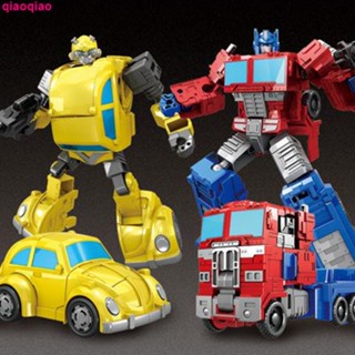 หุ่นยนต์รถยนต์ King Kong Optimus Prime Bumblebee แบบคู่ ของเล่นสําหรับเด็ก