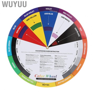 Wuyuu 23.5cm Tattoo Color Wheel Matching Identification Combination Guide Chart Accessories Tool