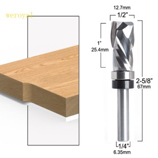 Weroyal ดอกสว่านเราเตอร์ CNC 1 4 6 มม. สําหรับงานไม้