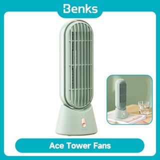 [Benks Official] Ace พัดลมตั้งโต๊ะ ความเร็ว 3 ระดับ ชาร์จ USB สําหรับบ้าน ออฟฟิศ