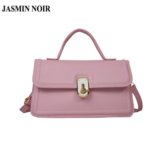 Jasmin NOIR กระเป๋าถือ กระเป๋าสะพายไหล่ หนัง PU เรียบง่าย สําหรับสตรี