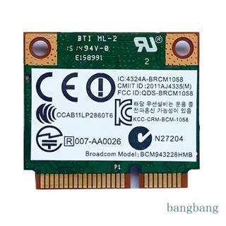 Bang อะแดปเตอร์การ์ดโน้ตบุ๊ก Wifi Dual-Band 2 4G 5Ghz บลูทูธ เข้ากันได้กับ 4 0