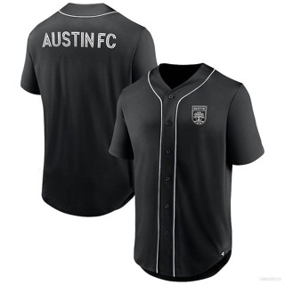 ใหม่ เสื้อคาร์ดิแกนเบสบอล MLS Austin FC พลัสไซซ์