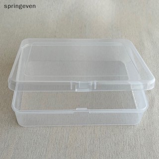 [springeven] กล่องพลาสติกใส Pp สําหรับใส่จัดเก็บของ