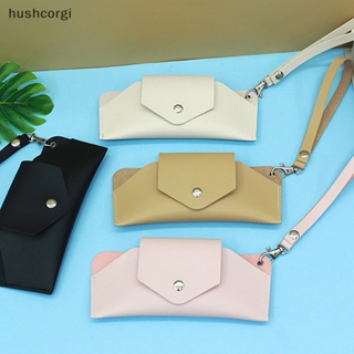 [hushcorgi] ใหม่ พร้อมส่ง กระเป๋าเก็บแว่นตาอ่านหนังสือ แบบพกพา แต่งสายโซ่คล้อง สไตล์วินเทจ สําหรับผู้หญิง