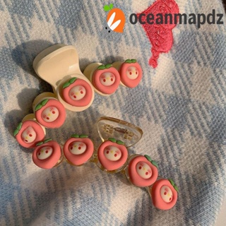 OCEANMAPDZ กิ๊บติดผม รูปกรงเล็บฉลาม สีชมพู แบบสร้างสรรค์ สําหรับผู้หญิง