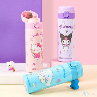 Sanrio ถ้วยเก็บความร้อน Bpa ฟรีความจุขนาดใหญ่ถ้วยน้ำดื่มโดยตรง 316 สแตนเลสกระติกน้ำคุโรมิเมโลดี้นักเรียนถ้วยน้ำน่ารัก M